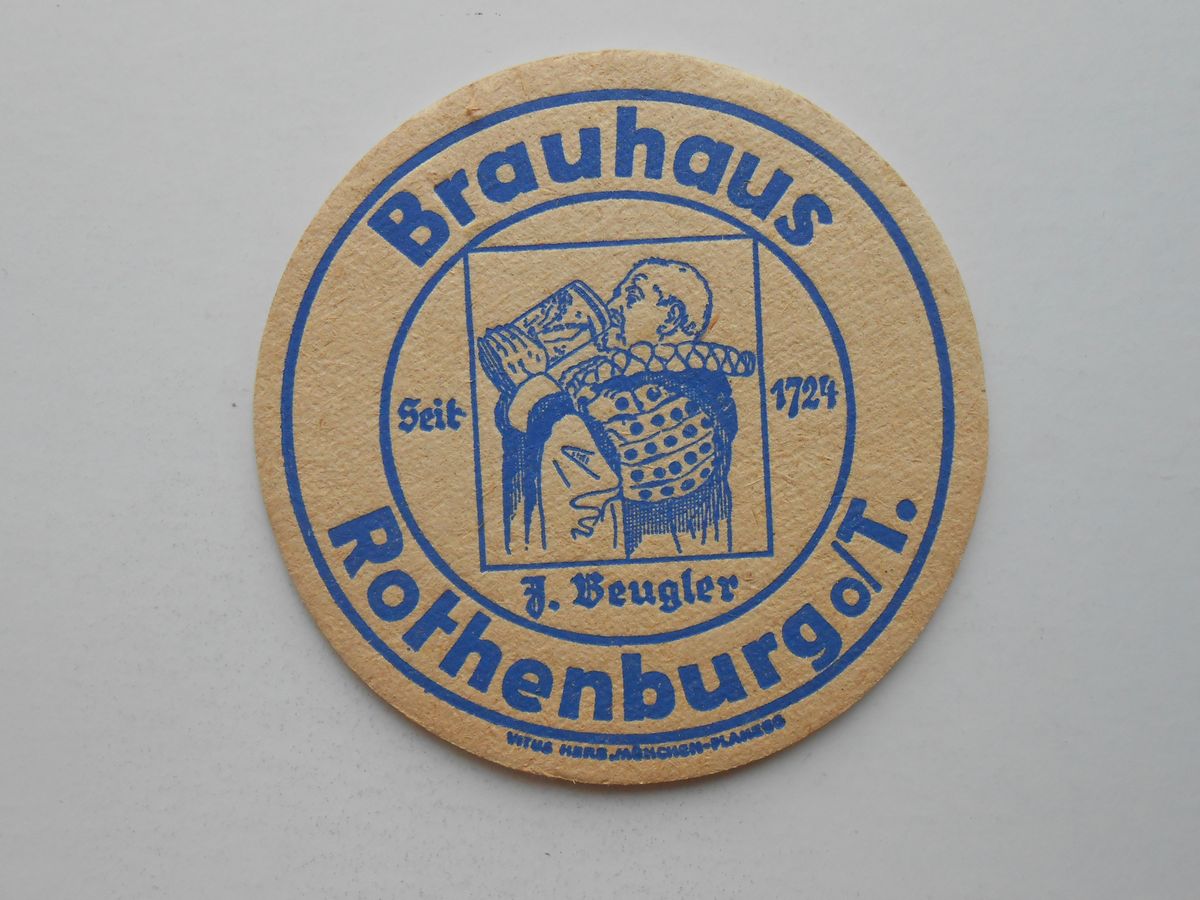 〈ビアコースター〉Brauhaus Rothenburg