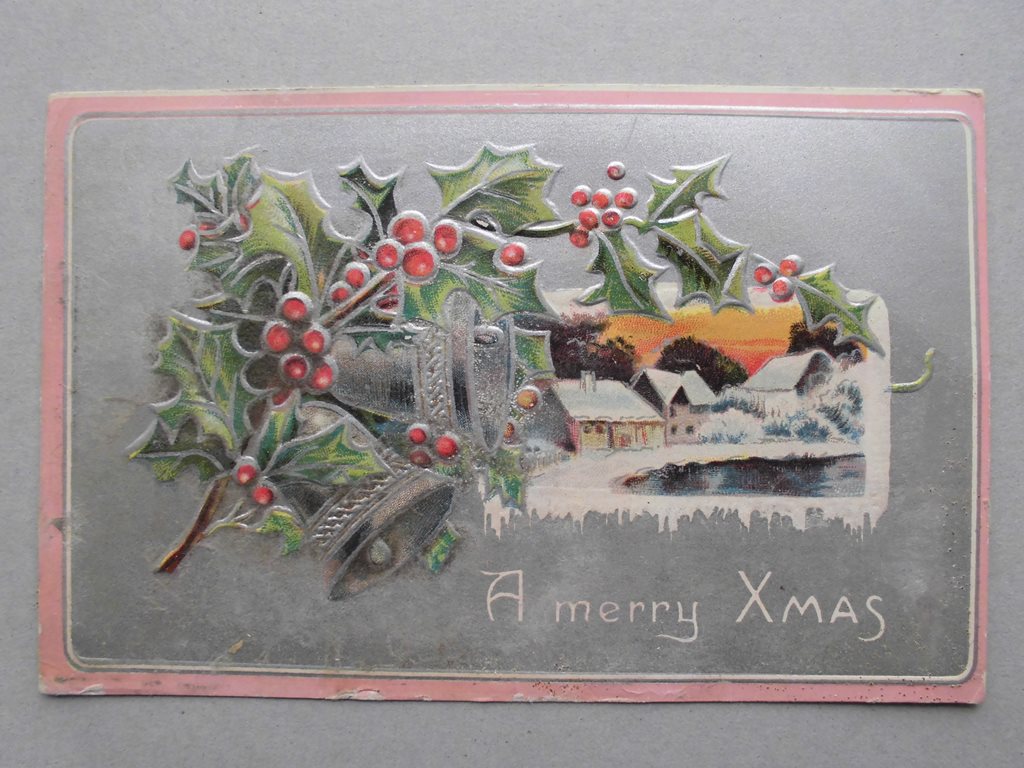 外国絵葉書　クリスマスカード