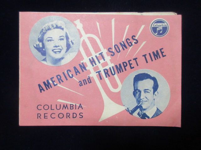 〈チラシ〉コロムビアレコード発行『アメリカンヒットソング・トラムペットタイム』